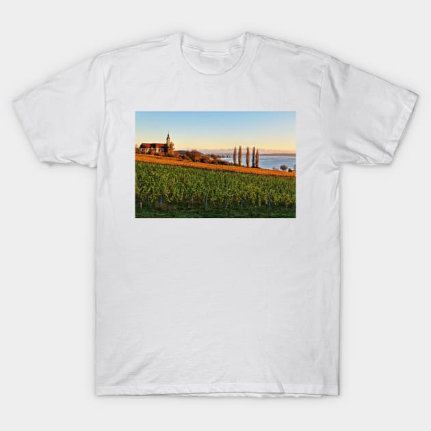 Birnau - The Baroque Basilica at the Lake Constance T-Shirt by holgermader